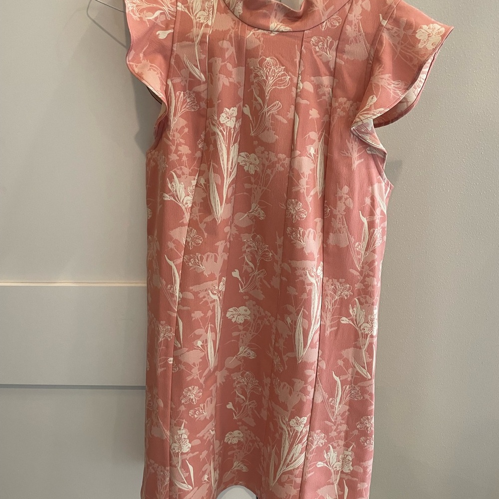 BCBGeneration Coral Floral Dress